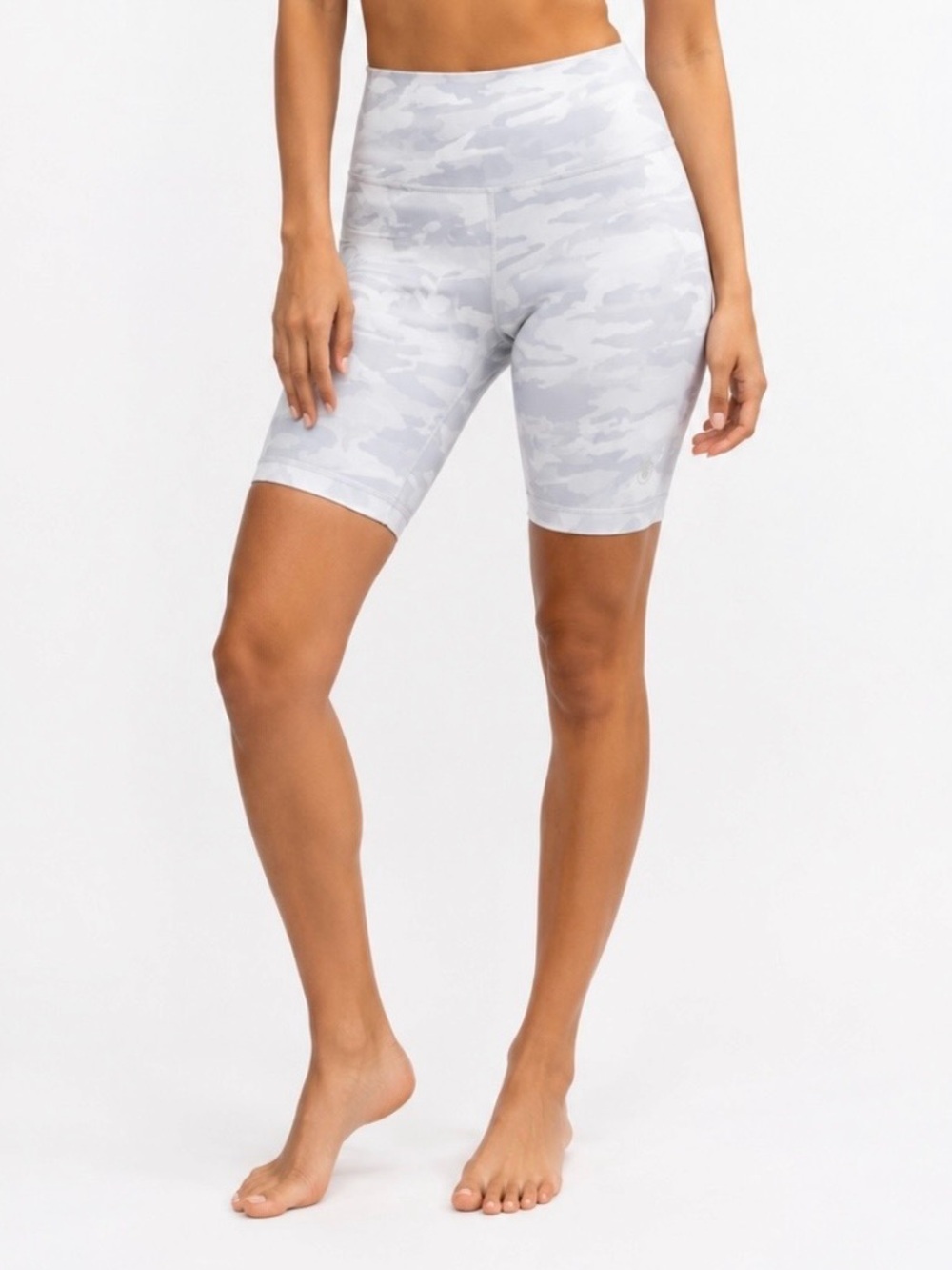 Lululemon Wunder Under Short 10” Ribbed Incognito Camo Alpine Starlight Sz 10